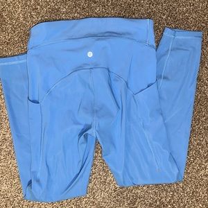 Lululemon Blue Nile Power Thru high Rise Leggings 25”
